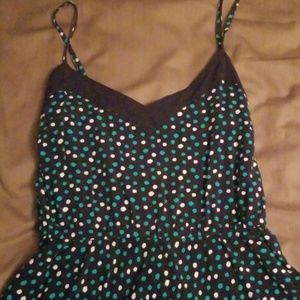 Aeropostale Dresses - Mini Blue and White Polka Dot Dress Aeropostale Dresses - Mini Blue and White Polka Dot Dress